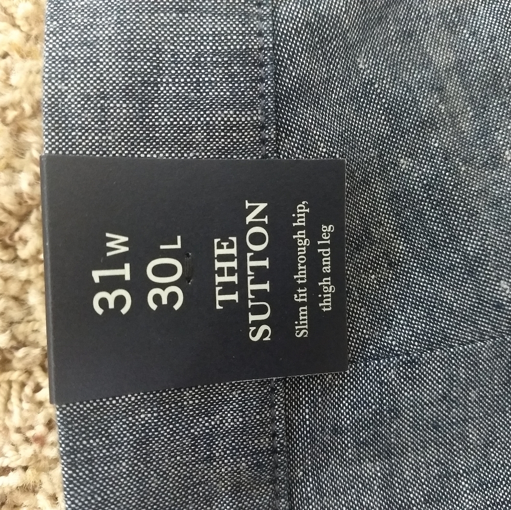 Men's J. Crew The Sutton dress/casual pants 31x30 - Picture 2 of 9
